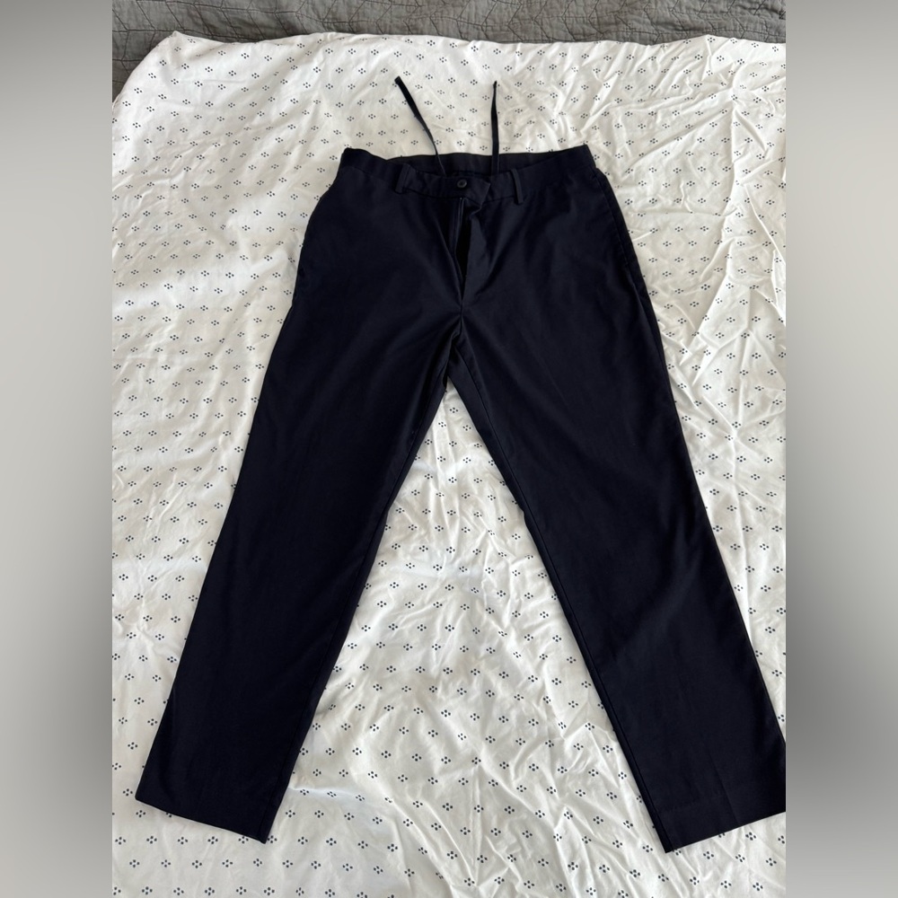 Uniqlo Black Drawstring Chinos Men's Large